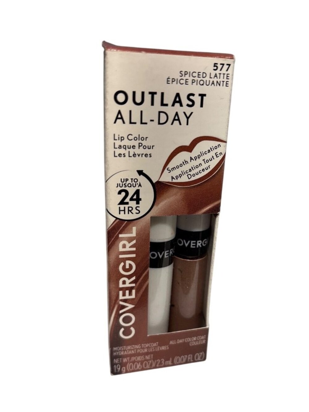 Covergirl Lip Color Outlast All-Day 577 Spiced Latte Smooth 24Hr Wear
